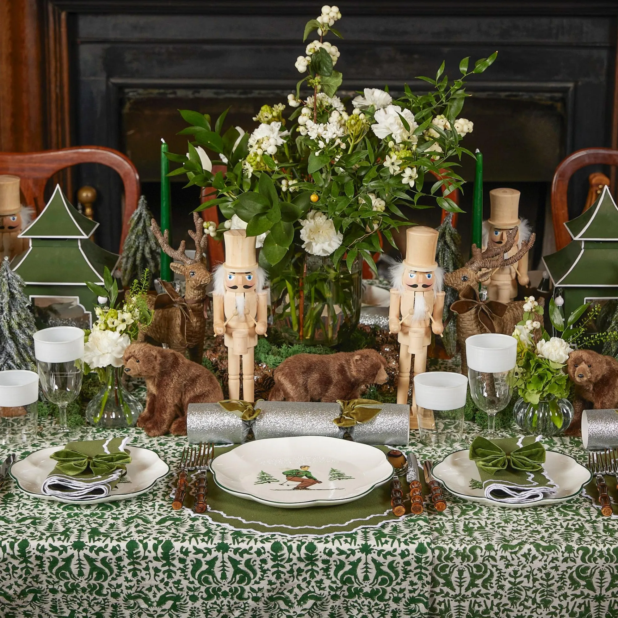 White Ribbon Water & Wine Glassware Set|Mrs. Alice New