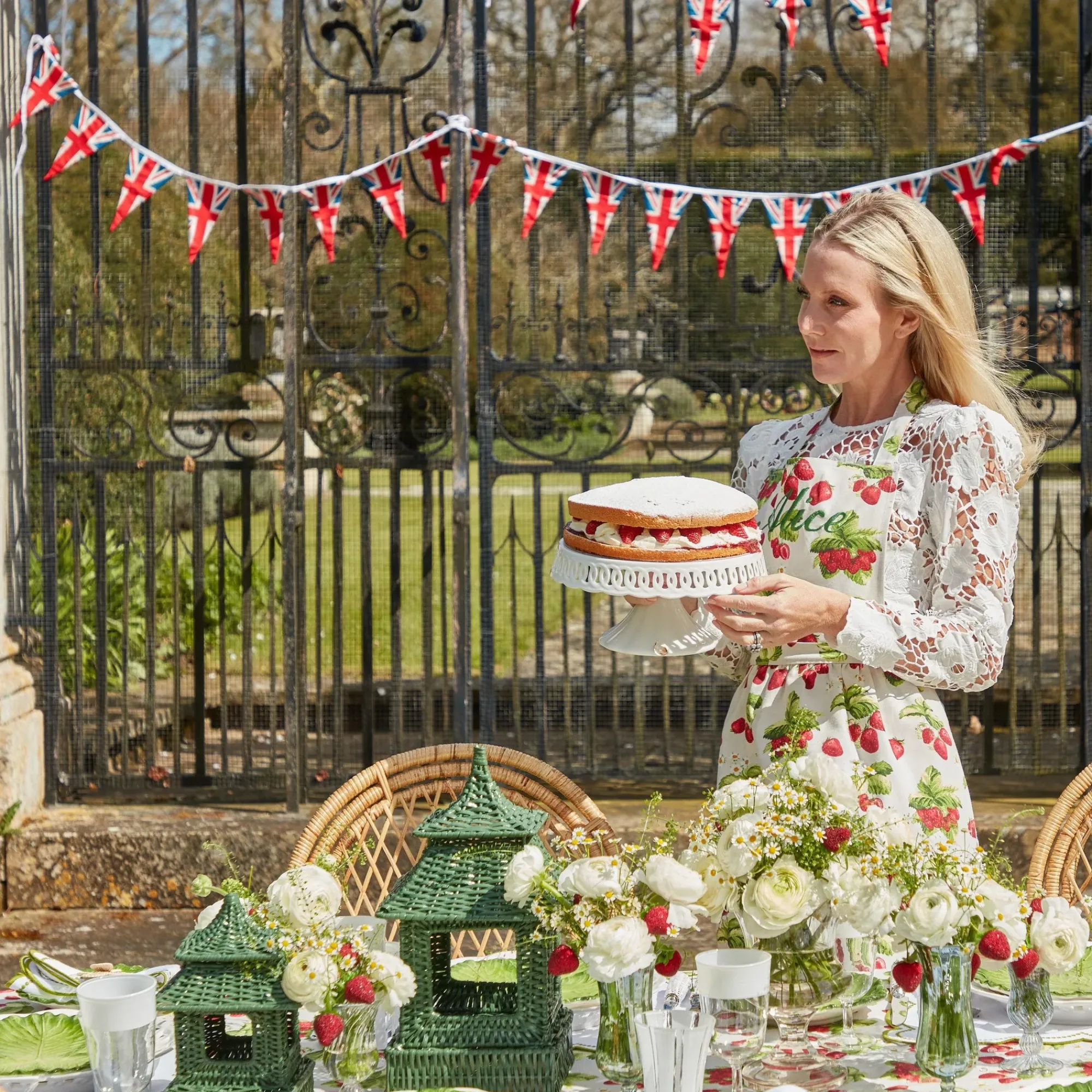White Ribbon Wine Glasses (Set Of 4)|Mrs. Alice