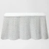 White Vivienne Rattan Scalloped Console Table|Mrs. Alice
