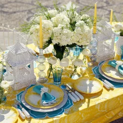 Yellow Capri Lettuce Dinner & Starter Plates (Set Of 8)|Mrs. Alice Sale