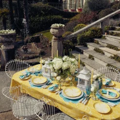 Yellow Capri Lettuce Dinner & Starter Plates (Set Of 8)|Mrs. Alice Discount