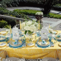 Yellow Capri Lettuce Dinner & Starter Plates (Set Of 8)|Mrs. Alice Discount