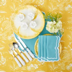 Yellow Melograno Tablecloth|Mrs. Alice Clearance